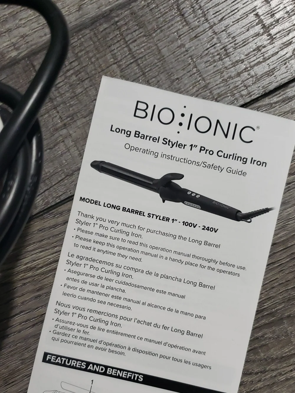 BIO IONIC Long Barrel Styler 1